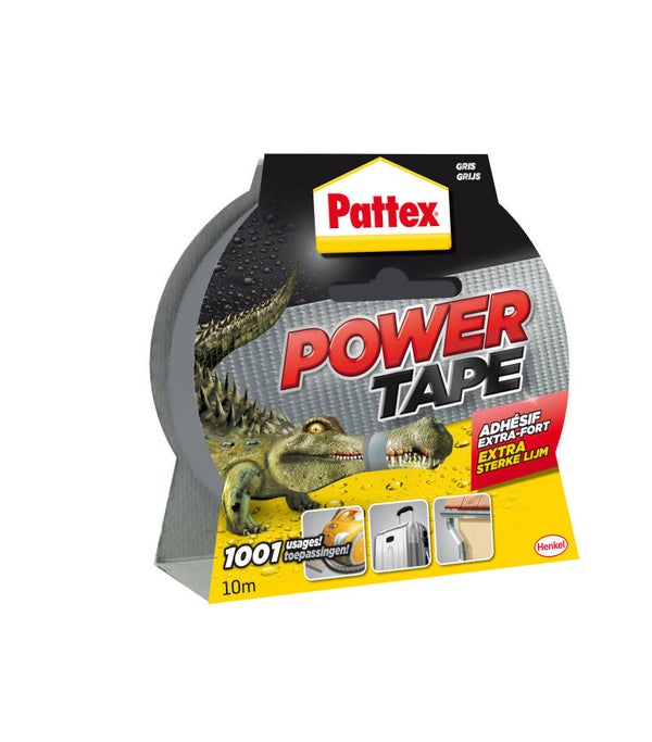 Pattex - Power tape - Waterbestendig - 10 Meter - Grijs - 5712192