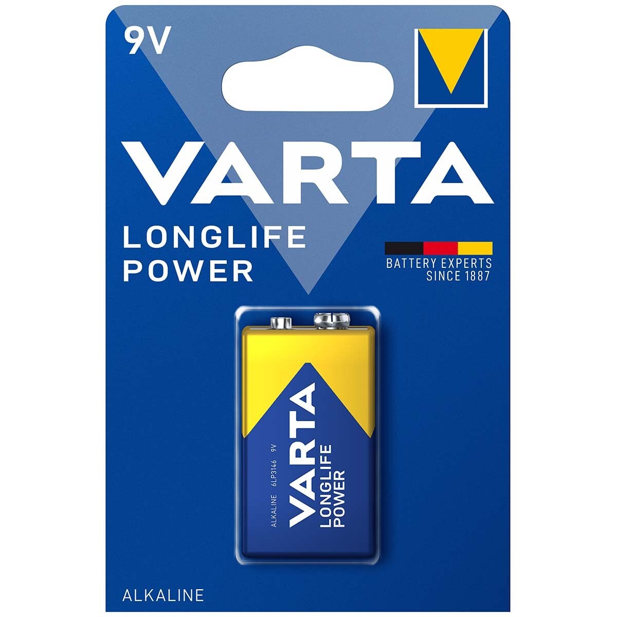 Varta - Batterij - Blok E - High Energy Alkaline - 9 Volt - 2035605