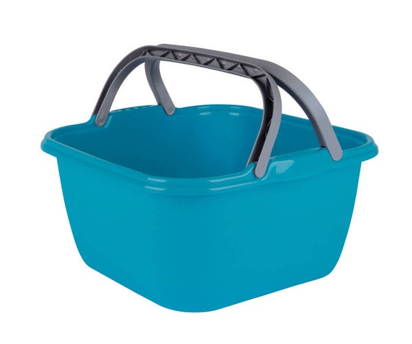 Afwasbak Camping - Vierkant - 35x35x18 cm - 13 Liter - Blauw - 6300106