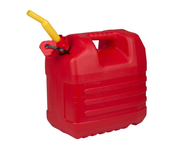 EDA - Benzine jerrycan - Met tuit - 20 Liter - Rood - 6603767