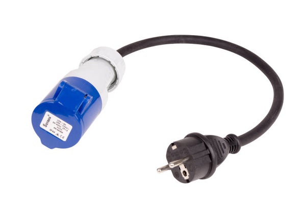 CEE verloopsnoer - frans - 3-Polig - 30 cm - 1101003