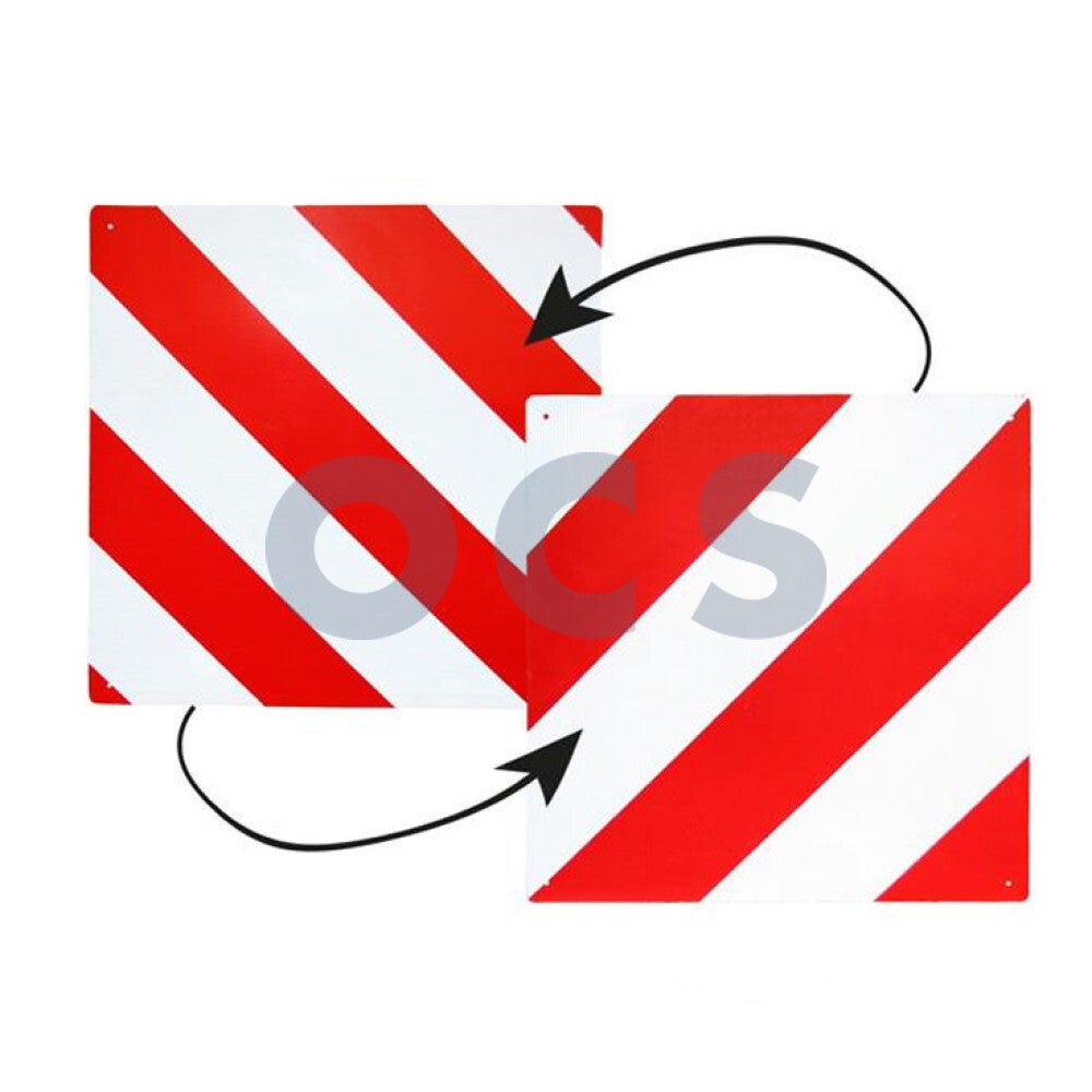 Gevarenplaat Aluminium Dubbelzijdig Italië/Spanje - 1809023