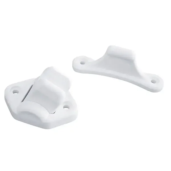 Fjord - Deurvanger 2-delig Beweegbaar Wit 3mm - 0404008B