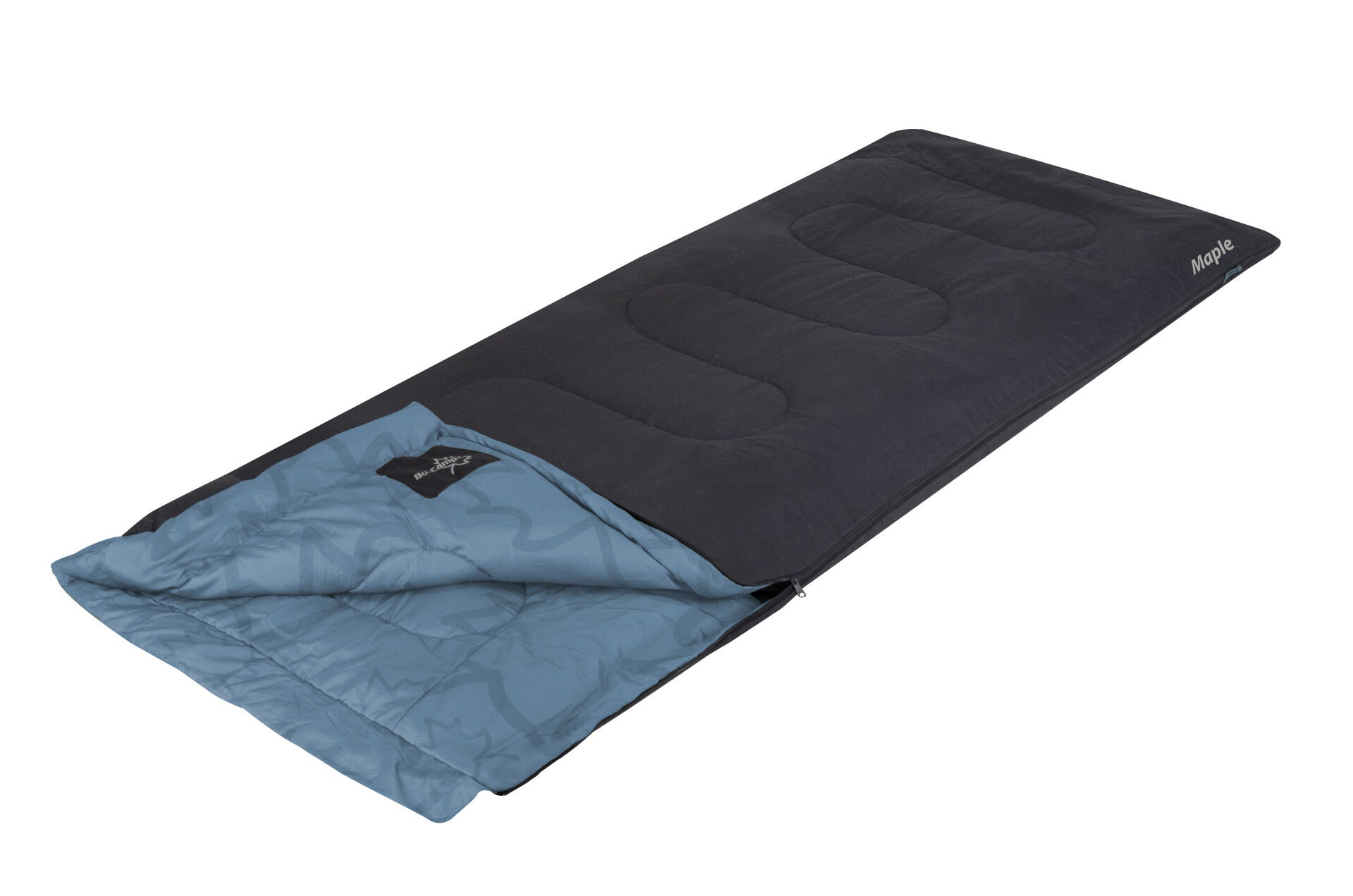 Bo-Camp - LeevZ - Slaapzak - Maple - 220x80 cm - Blauw/Antraciet - 3605845