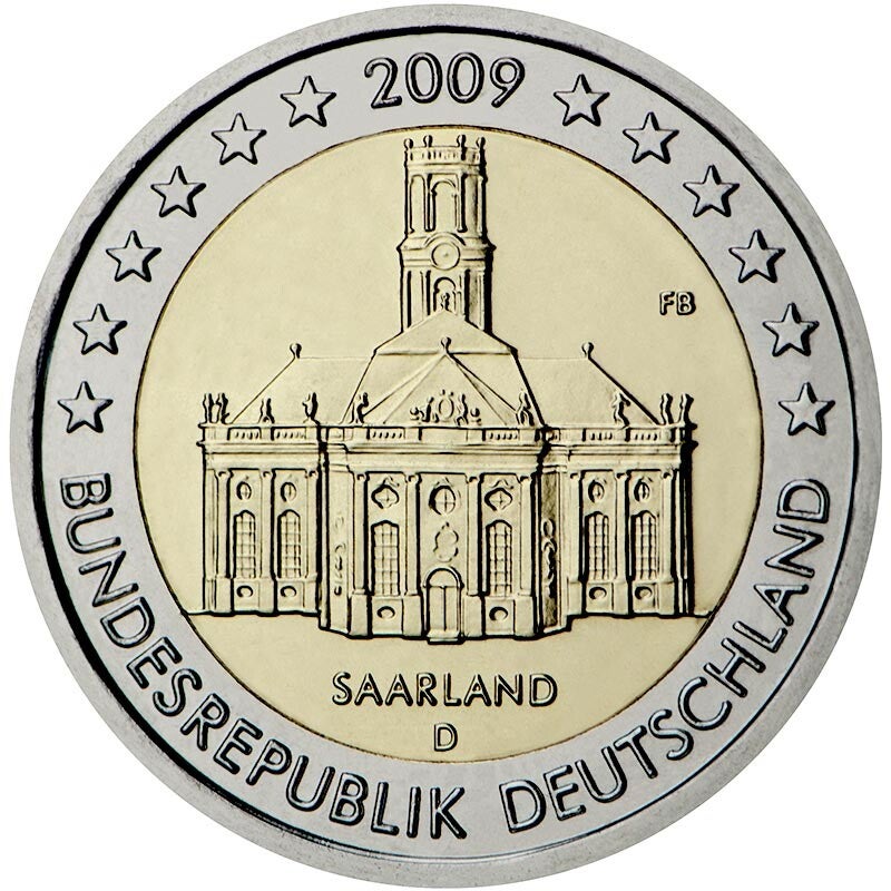 2009 - 2 euro CC "Saarland" (UNC)