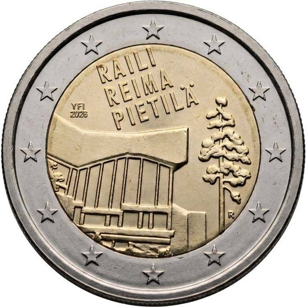 2026 - 2 euro CC "Raila en Reima Pietilä" (UNC)