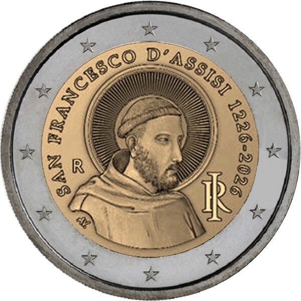 2026 - 2 euro CC "Franciscus van Assisi" (UNC)