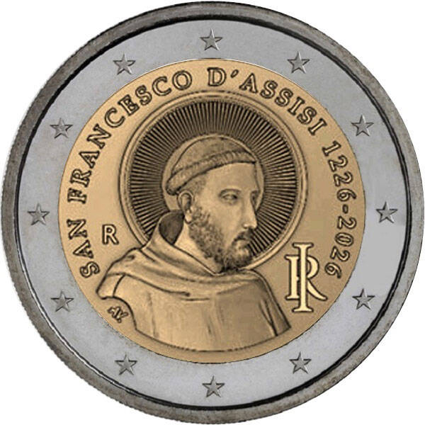 2026 - 2 euro CC "Franciscus van Assisi" (UNC)