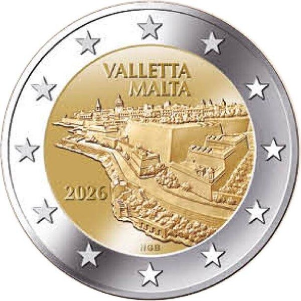 2026 - 2 euro CC "Valletta" (UNC)