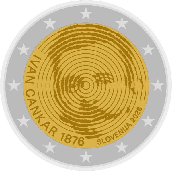 2026 - 2 euro CC "Ivan Cankar" (UNC)