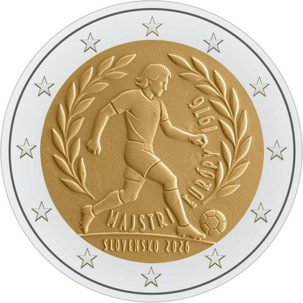 2026 - 2 euro CC "Winst EK voetbal 1976" (UNC)