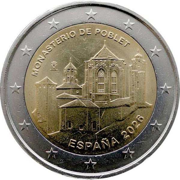 2026 - 2 euro CC "Klooster van Poblet" (UNC)
