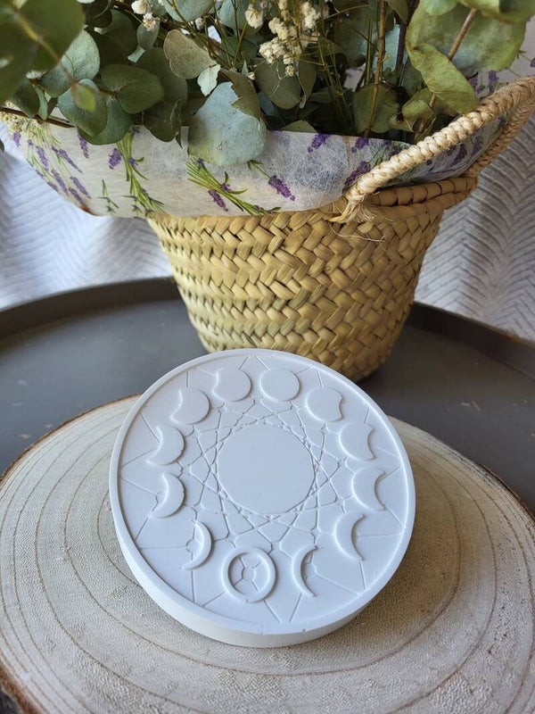 Plato decorativo "Fases Lunares"