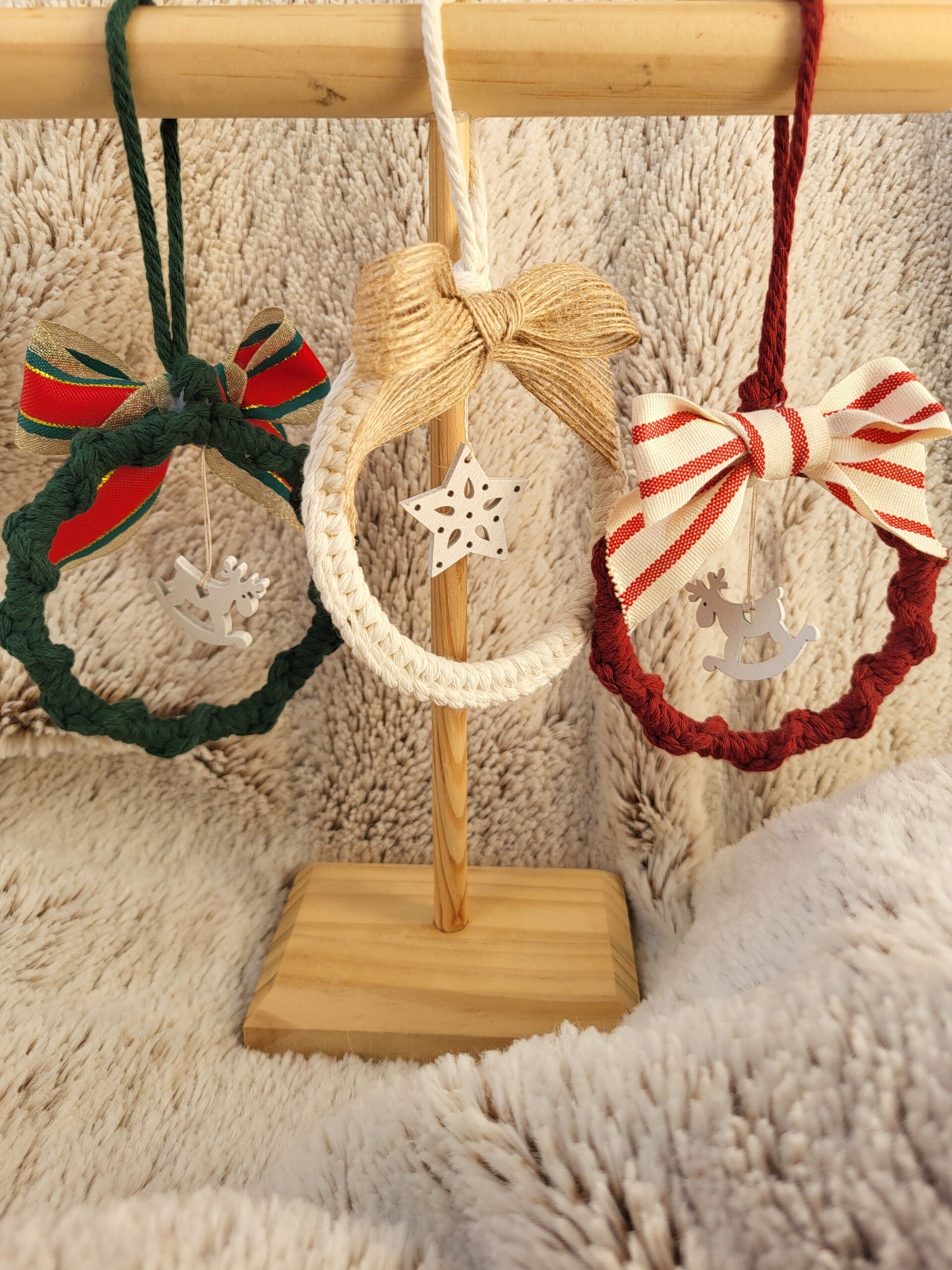 Adornos Macramé 9cm