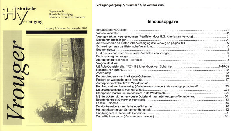 Vrouger, jaargang 7, nr 14, november 2002