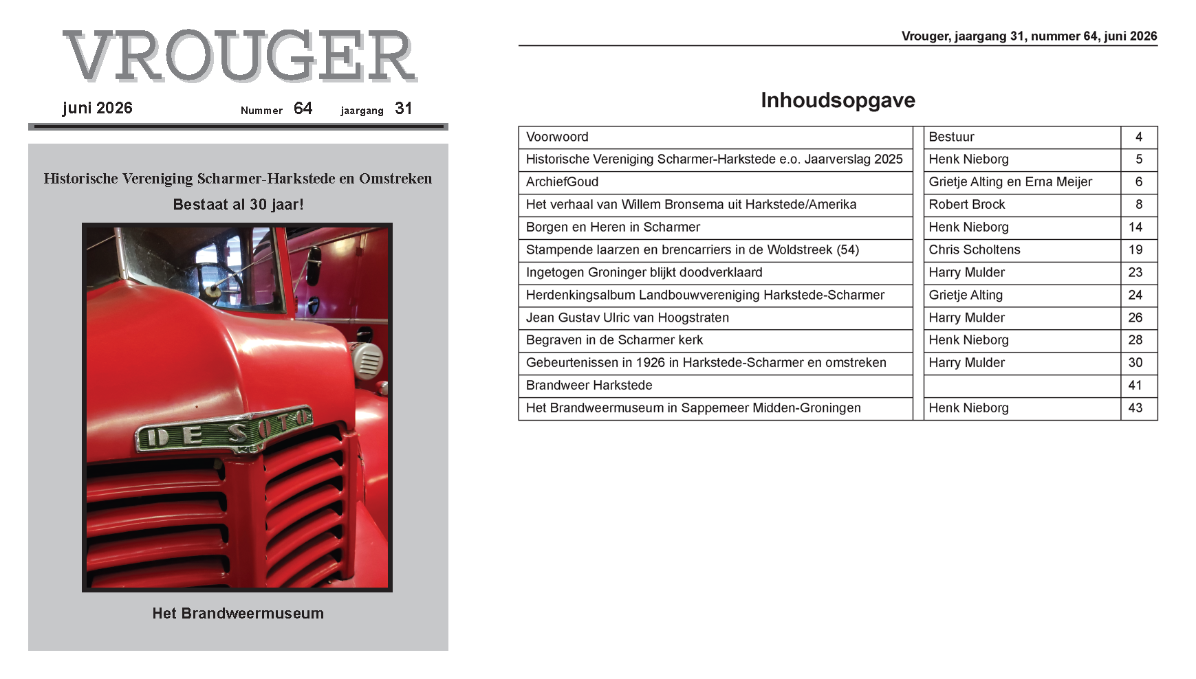 Vrouger, jaargang 31, nr 64, juni 2026