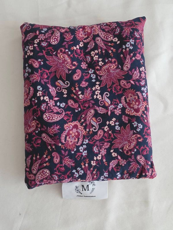 Traubenkernkissen in blau pink