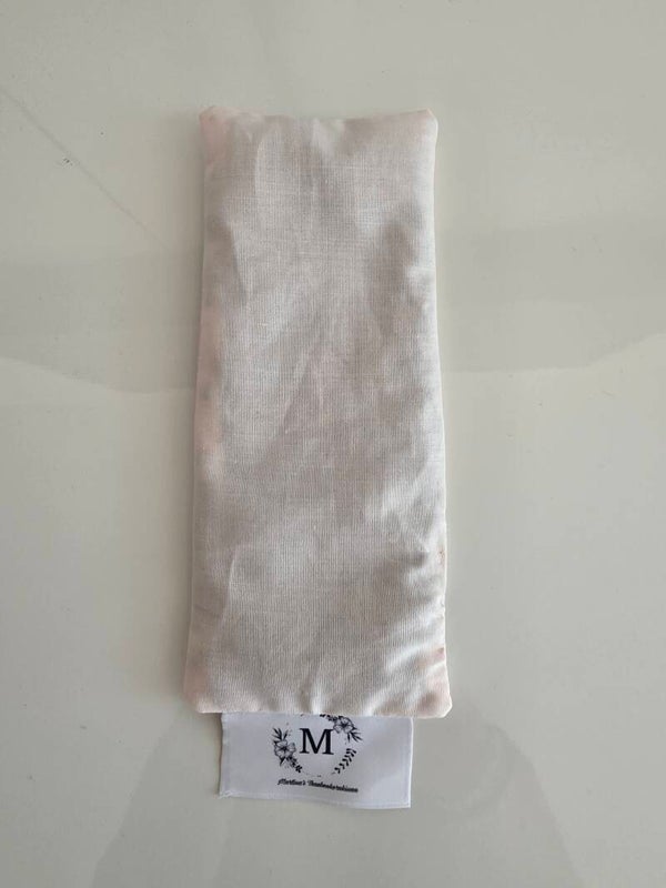Traubenkernkissen für Augen in Rosa