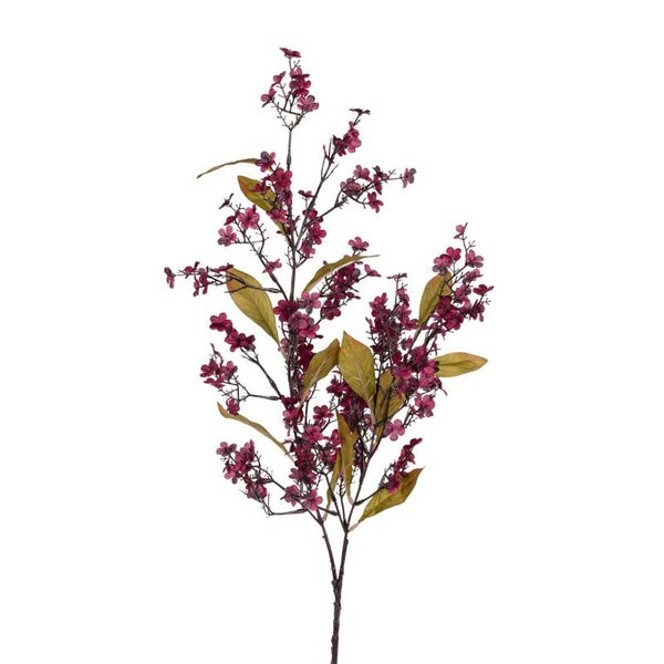 Burgandy bloesems 80cm