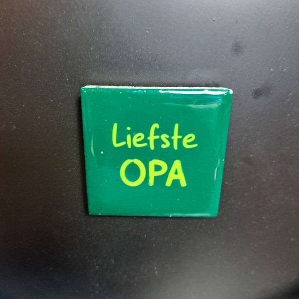 Magneet 5x5 liefste opa