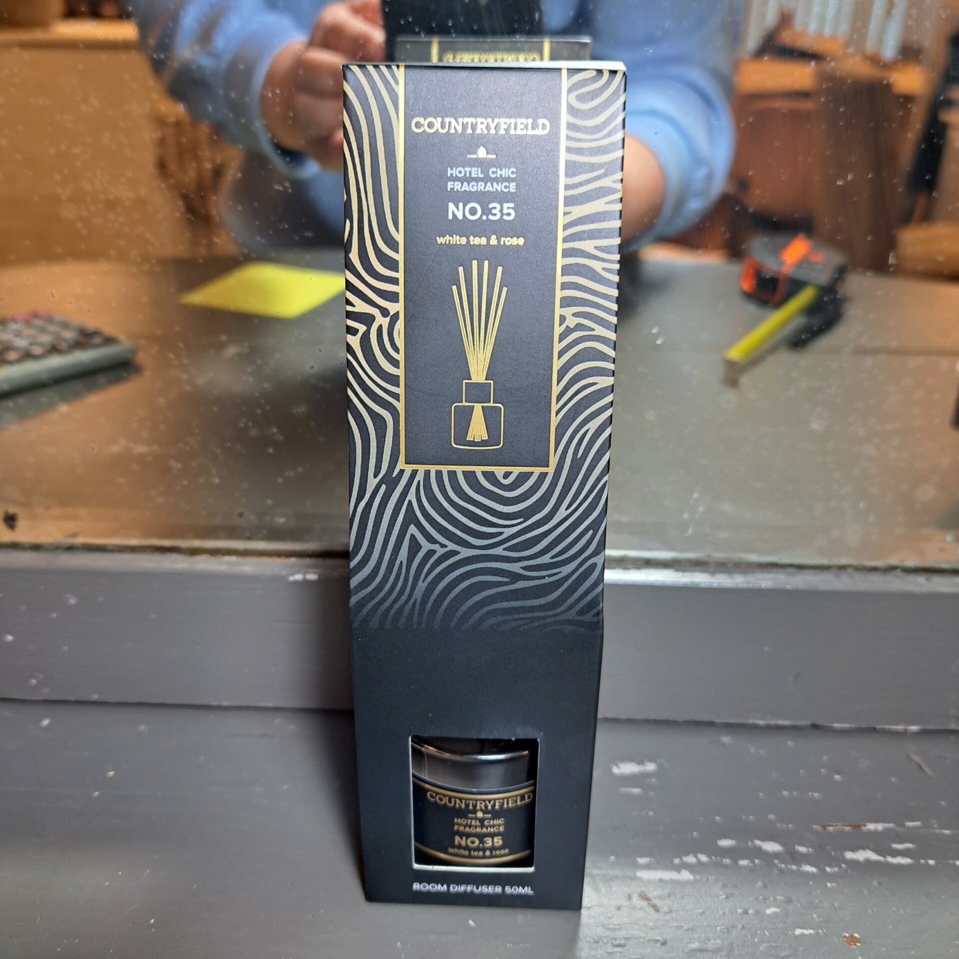 Geurstokjes witte thee en roos geur 50 ml