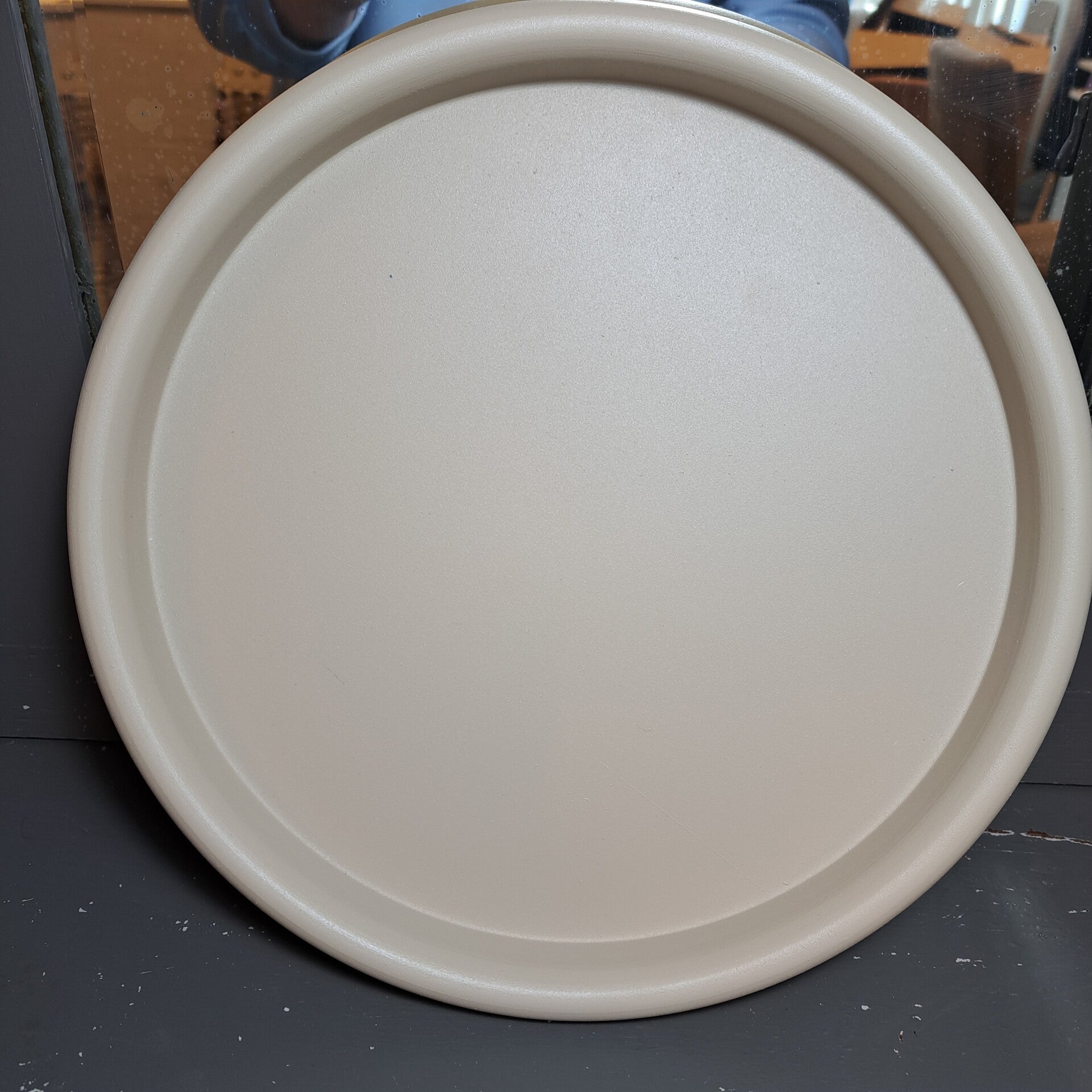 Dienblad metaal taupe 31cm