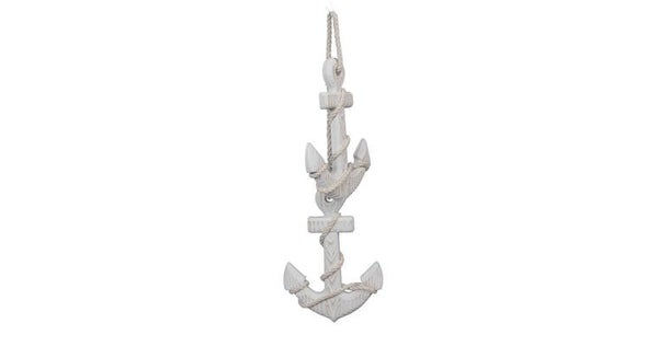 2 anchors/hanging white 18 cm