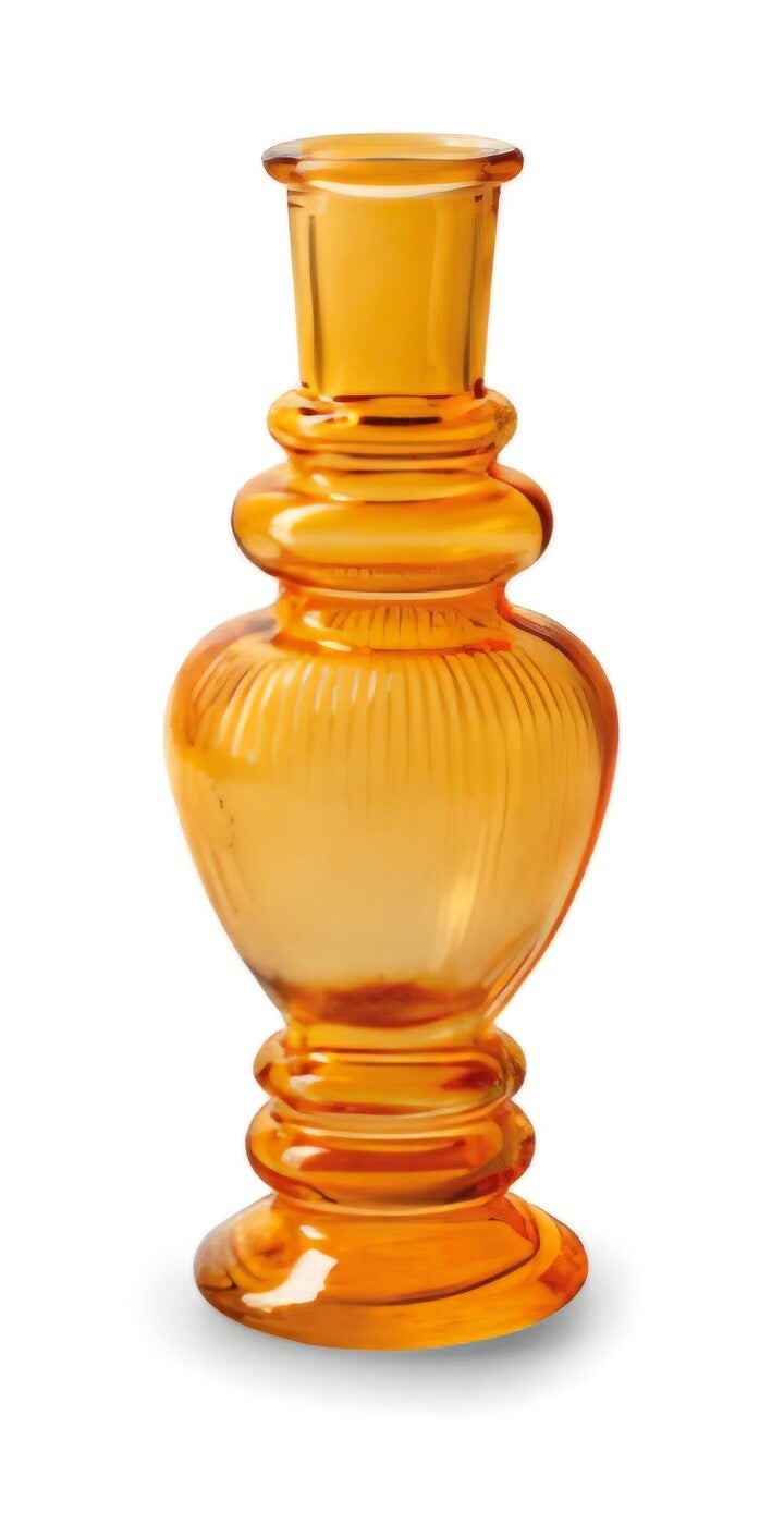 Kandelaar/Vaasje 'liselot' oranje Maat M