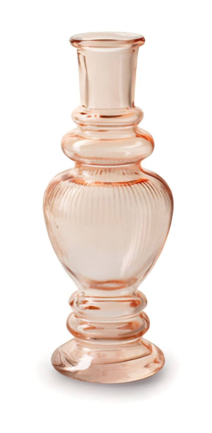 Kandelaar/vaasje 'liselot' licht roze maat M