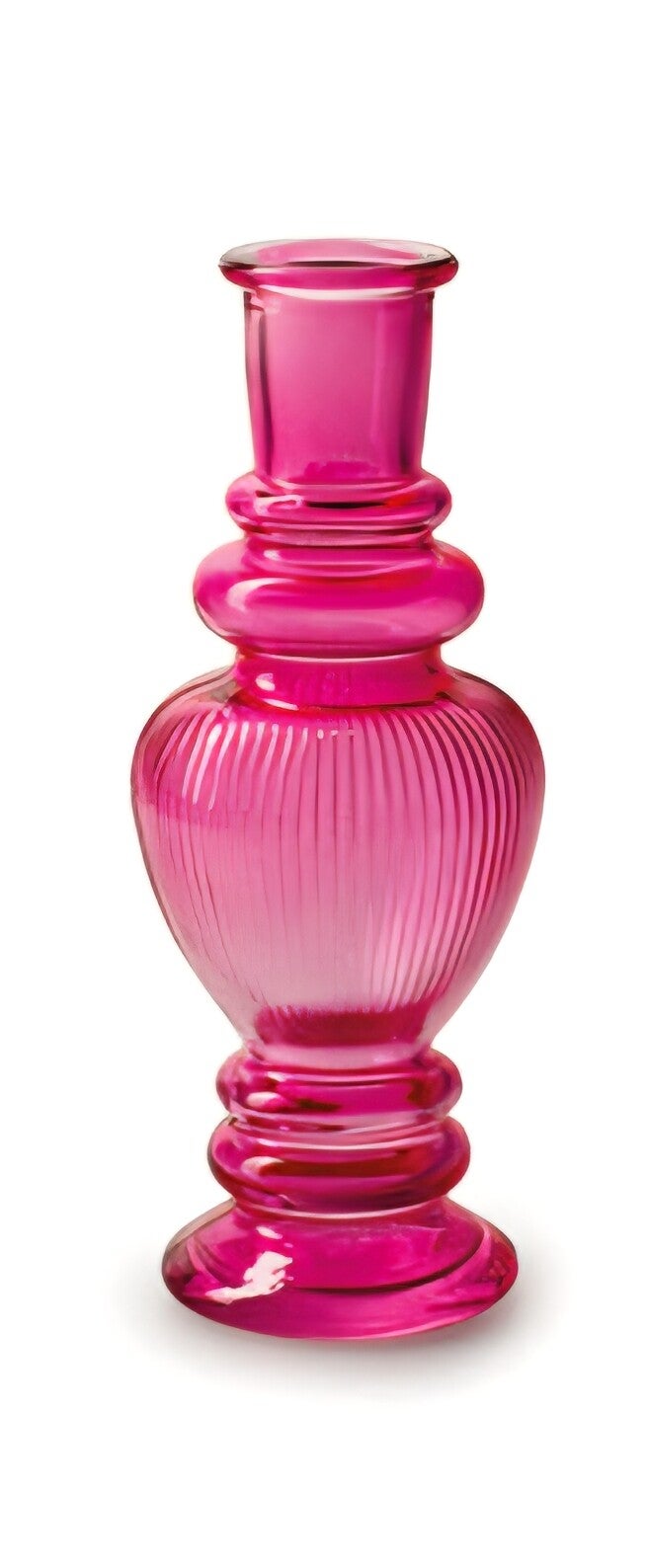 Kandelaar/vaasje 'liselot' fuchsia maat M
