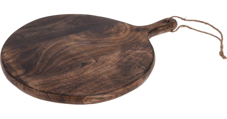 Plateau mango hout gebrand 29cm