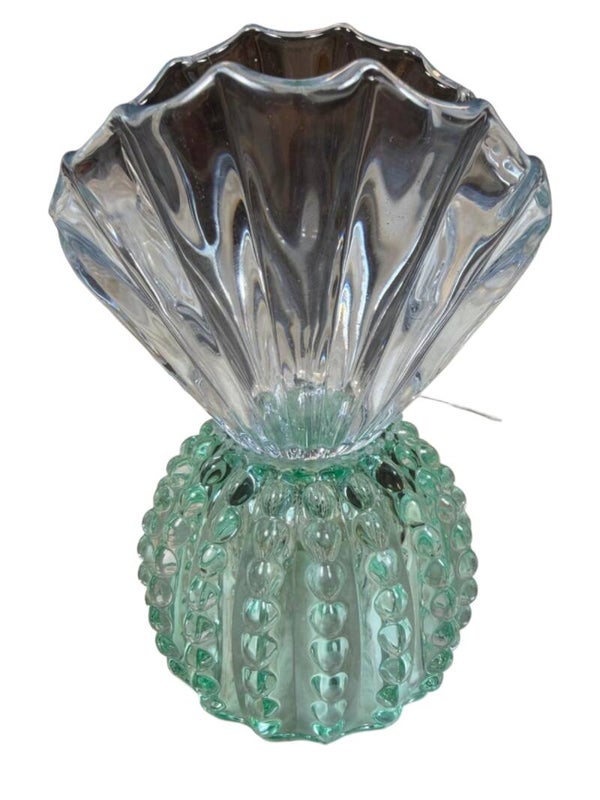 Schelpen theelichthouder 14 cm hoog