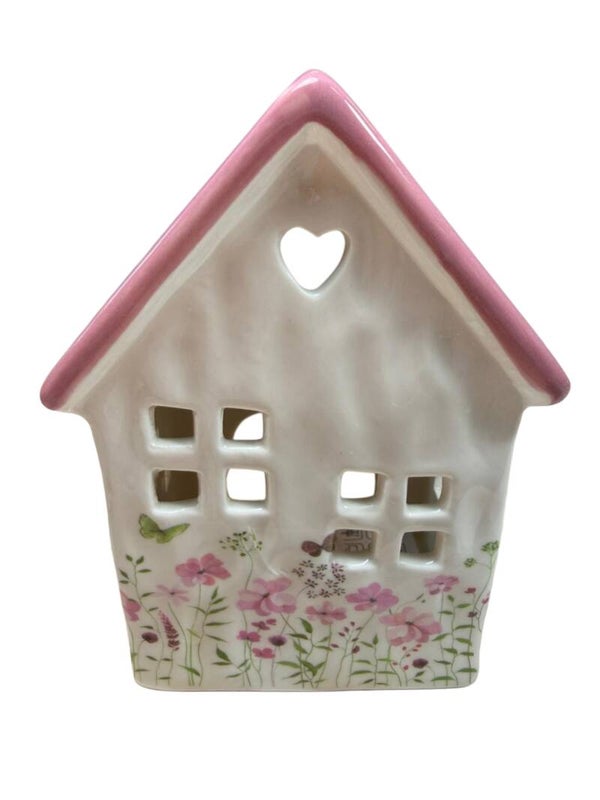 Schattig theelicht huisje 15cm H