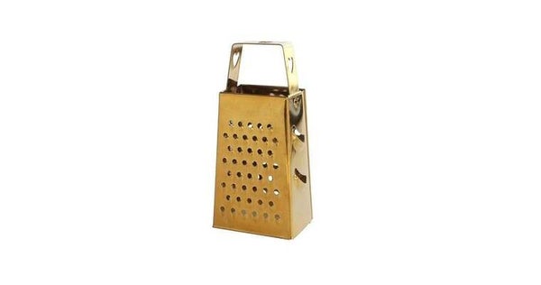 Rasp metaal goud 7,5 x3.5 x2.5 cm