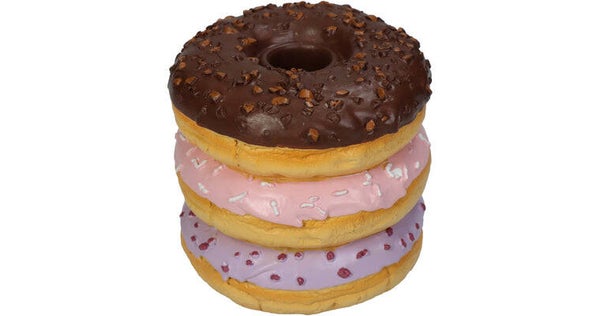 Donut kandelaar 9x9x9cm