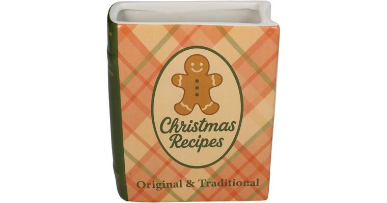 Boekvaas gingerbread 18x15x5.5 cm