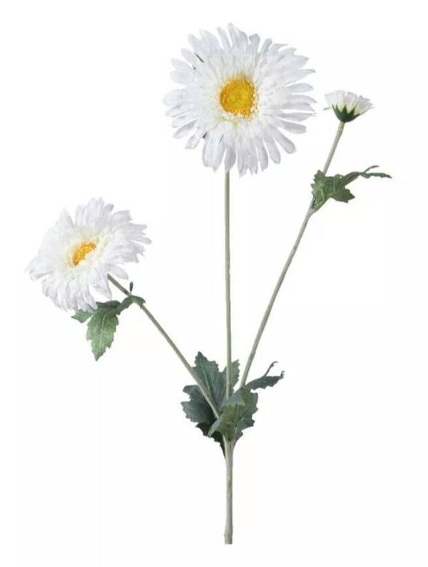 Kunstbloem Madeliefje h68cm wit