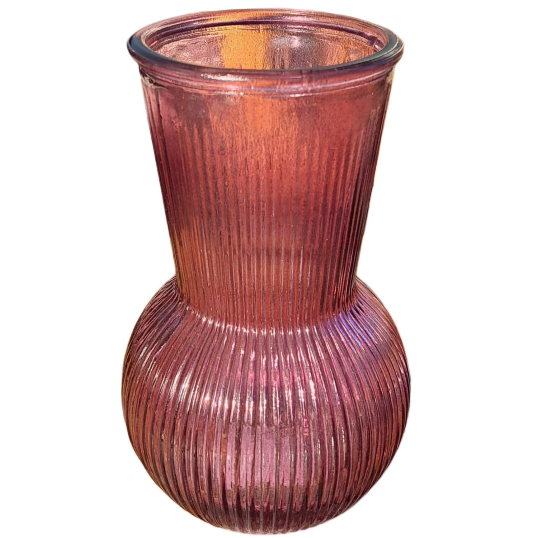 Vaas roze 17.5cm hoog