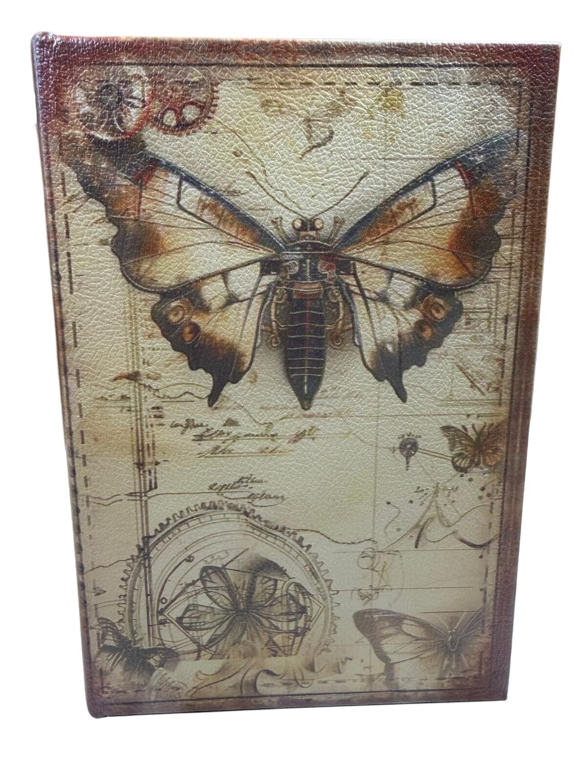 Opbergboek vlinder 20x14cm