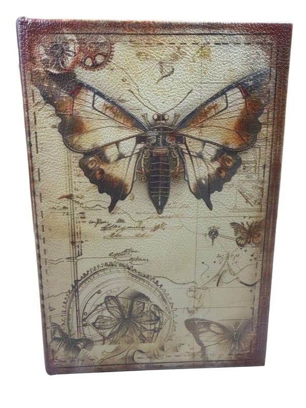 Opbergboek vlinder 20x14cm