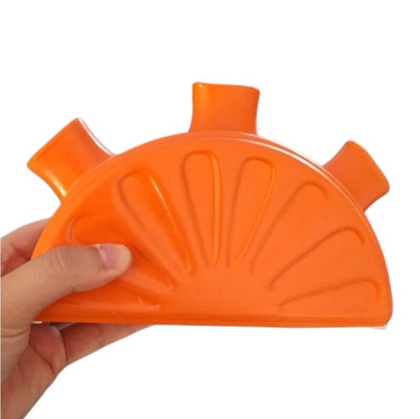 Limon vaas oranje L18.5xB5xH11.5 cm