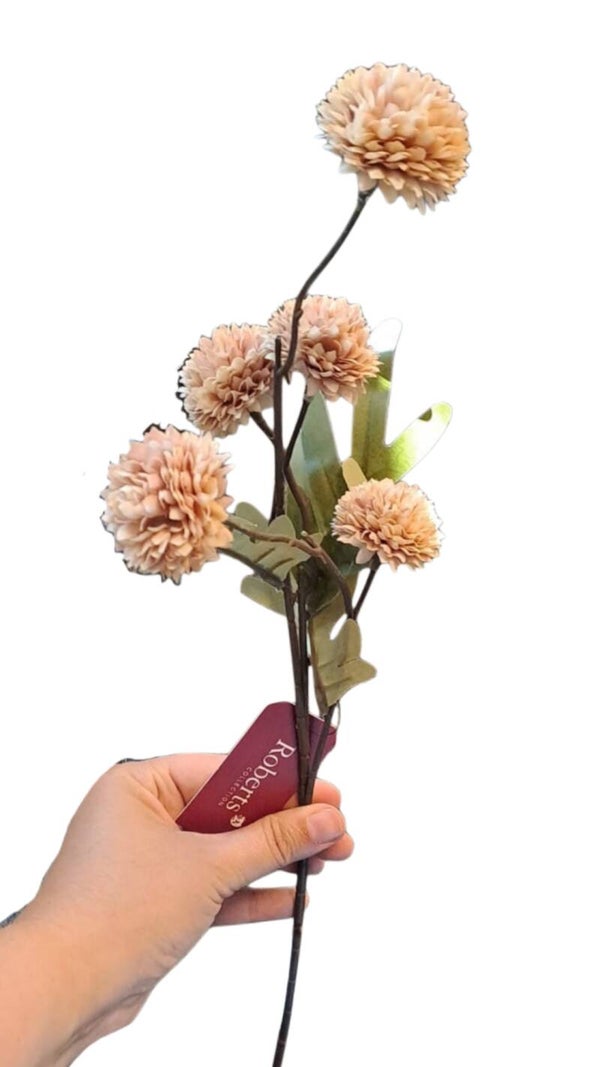 Pom pom tak 51 cm beige