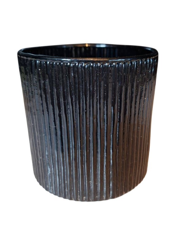 Windlicht zwart 8,2x8,2