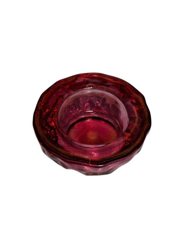 Theelicht houder roze 7.5x3