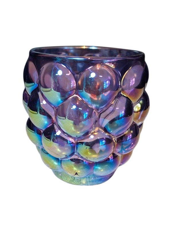 Bubbel holografisch paars 9.4x9 cm