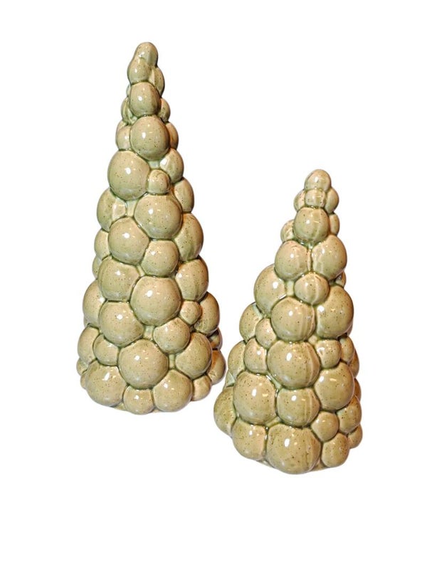 Bollen kerstboom groen groot 24cm