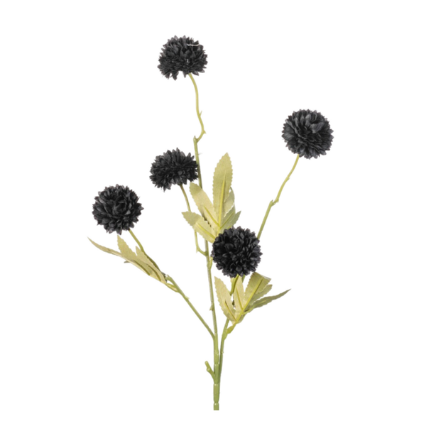 Pom pom tak 51 cm zwart