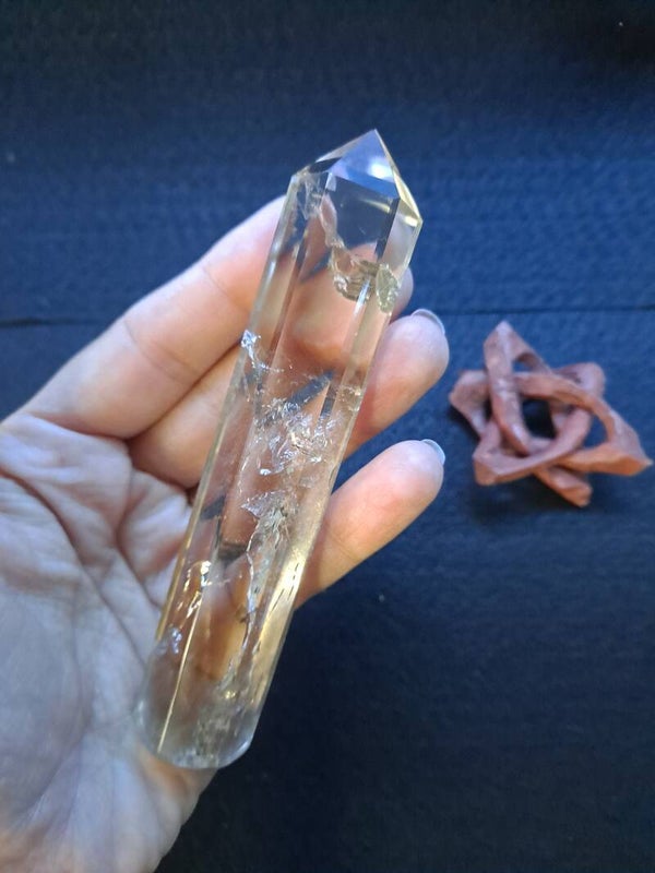 Smokey Quartz Crystal Massage Wand