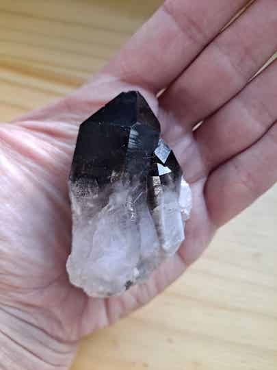 Irradiated Smoky Quartz Point