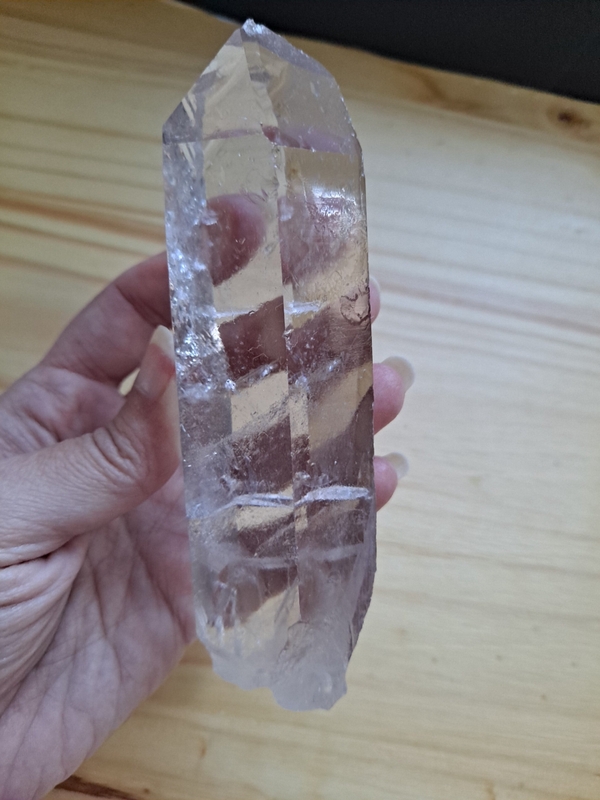 Clear as Glass Large Quartz Crystal Point